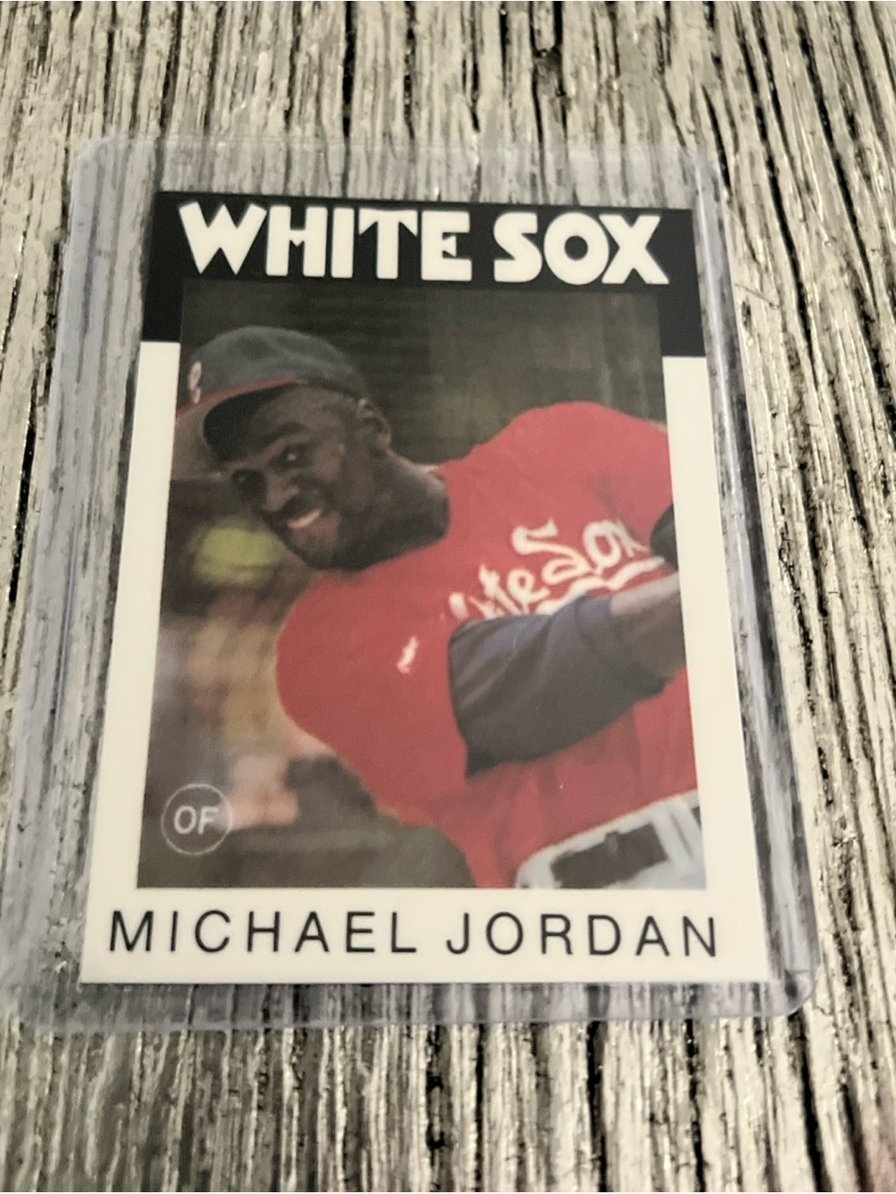 White Sox Michael Jordan Baseball Card - near mint!